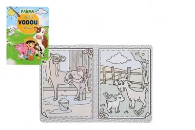 Produktbild von Malvorlage Malen mit Wasser! Bauernhof