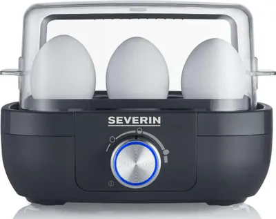 Image de SEVERIN EK 3166, 6 Eier, Hart, 0,7 m, Schwarz, 420 W, 190 mm