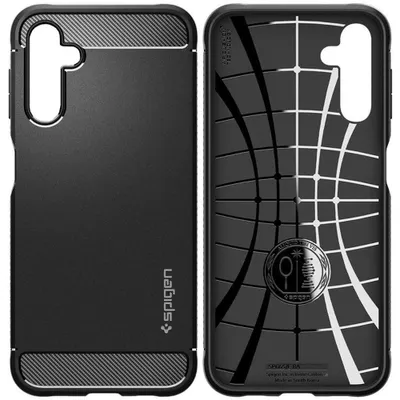 Produktbild von Spigen Rugged Armor, Cover, Samsung, Galaxy A14 4G, 16,3 cm (6.4"), Schwarz