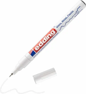 Produktbild von Edding 780 Lackmarker weiß 0,8mm Metallspitze