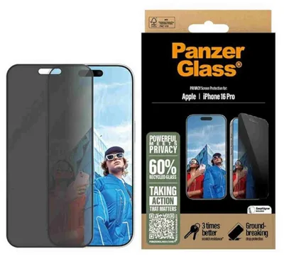 Immagine prodotto di Szkło Hartowane Panzerglass Privacy Screen Protector Ultra-Wide Fit Na Iphone 16 Pro