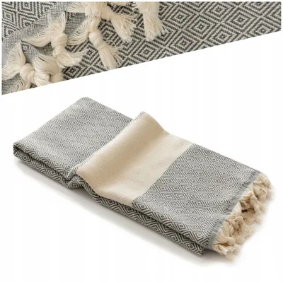 Produktbild von Łóżkoholicy Strandhandtuch Boho Schnelltrocknend Groß Baumwolle 100x180 cm