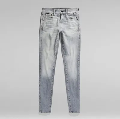 Produktbild von G-STAR RAW DENIM 3301 SKINNY WMN Sun Faded Glacier Grey Damen Jeans