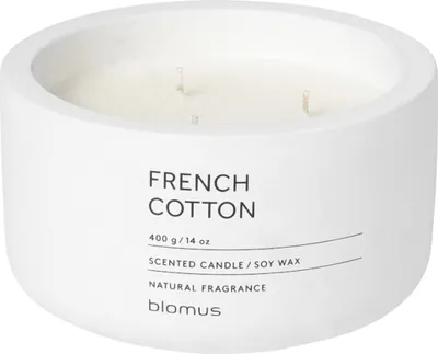 Produktbild von blomus GmbH FRAGA Duftkerze lily white French Baumwolle 13 cm
