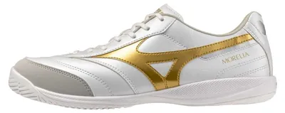 Obrázek produktu pro MIZUNO MORELIA SALA PRO IN(U) / Bílá/Zlatá (fotbalová)/Galaxy Silver / 39,0/6,0