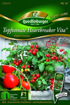 Produktbild von Tomaten 'Topf Heartbreaker Vita' Quedlinburger Gemüsesamen