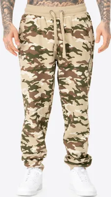 Zdjęcie produktu dla Męskie spodnie dresowe regular fit KANNYS Camo Desert M BENLEE