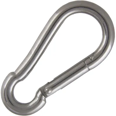 Produktbild von AG-BOX Karabinerhaken 5x50 ähnl. DIN 5299 Edelstahl A4, 2 Stück