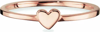 Produktbild von cai Ring 925/- Sterling Silber rotvergoldet Herz