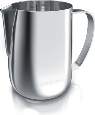 Immagine prodotto di Arendo bricco per latte in acciaio inox con scala graduata - bricco per schiuma di latte