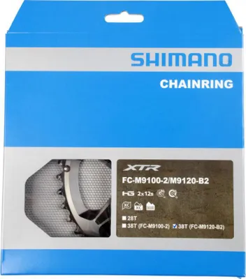 Produktbild von SHIMANO Kettenblatt XTR FC-M9100/FC-M9120 38 Zähne - präziser Antrieb für Hig...