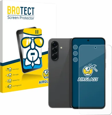 Produktbild von BROTECT Schutzglas für Samsung Galaxy A56 5G Enterprise Edition (Display+Kamera) Schutzfolie Panzer Folie Glas Display Schutz klar