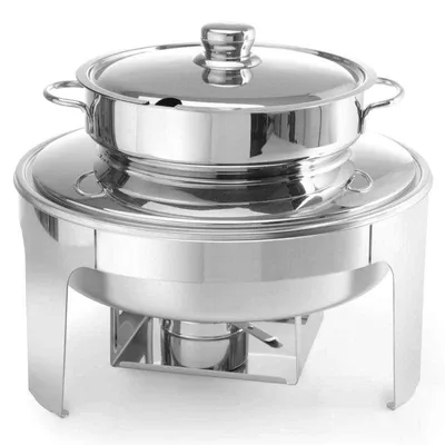 Productafbeelding van Soepwarmer sauswarmer soeppan warmhouder rvs 10 liter waterbad zonder elektriciteit