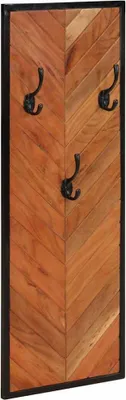 Immagine prodotto di Appendiabiti 2 pz 35x1x90 cm in Legno Massello di Acacia