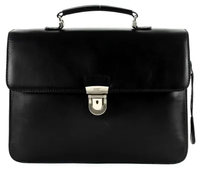 Produktbild von PICARD Toscana Aktentasche Schwarz 37 x 27 x 10,5 cm mit abschließbarem Clipverschluss