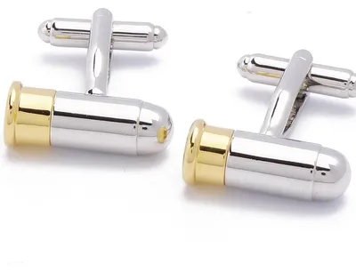 Productafbeelding van Manchetknopen - Balvorm 9mm in goud en zilver