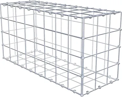 Produktbild von Gabione 80 cm x 40 cm x 30 cm (L x H x T), Maschenweite 10 x 10 cm, Spiralring