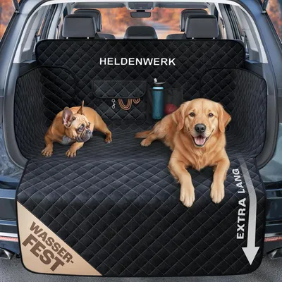 Productafbeelding van Kofferbakbeschermer voor honden - waterdichte kofferbakdeken met zij- en bumperbescherming - machinewasbaar