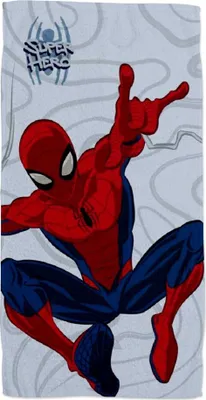 Immagine prodotto di Telo da bagno Spiderman - Telo da spiaggia soffice e ad asciugatura rapida 70x140 cm