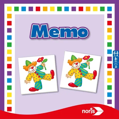 Produktbild von Noris Spiele Memo; 608985665