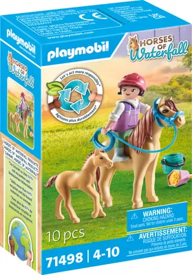 Produktbild von PLAYMOBIL Horses of Waterfall 71498 Kind mit Pony und Fohlen