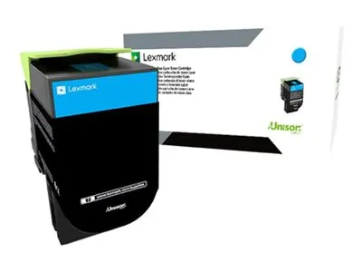 Zdjęcie produktu dla Lexmark 80C0X20, 4000 stron(y), Cyjan, 1 szt.