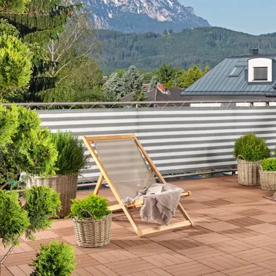 Produktbild von Windhager Balkon Sichtschutzmatte Sicht- und Windschutz 5 x 0,9 m
