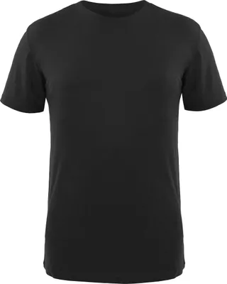 Produktbild von Qualitex T-Shirt - T Shirts Herren – Basic T Shirt – Funktionsshirt, Arbeit & Freizeit - in Farbe: schwarz - Herren: XXL - Damen: XXL