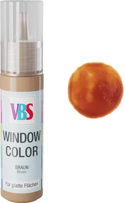 Produktbild von Window Color Bastelfarbe Braun 20ml
