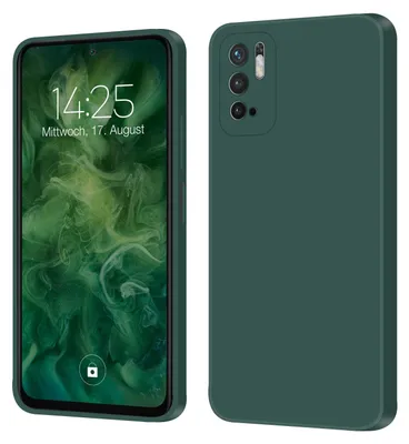 Produktbild von Hülle für Xiaomi Redmi Note 10 5G Case Cover Bumper Smartphone Softgrip Schutzhülle Farbe: Grün