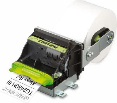 Zdjęcie produktu dla TG2480H III - Drukarka kioskowa, termiczna, 80 mm, RS232 + USB, obcinarka, uchwyt na papier