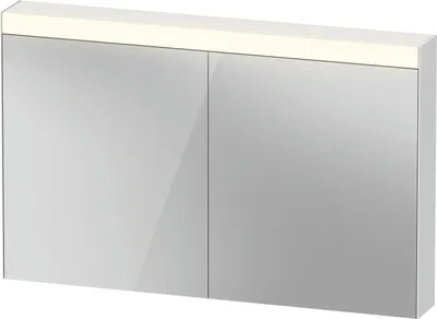 Image de Duravit Lumière et miroirs Better Armoire de toilette avec éclairage, 2 portes miroir, 1210x760x148mm, LM7833000000