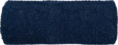 Produktbild von styleBREAKER Damen Strick Stirnband einfarbig mit Rauten Muster, Thermo Fleece Futter, Winter Headband Uni 04026062