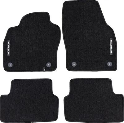 Image de Tapis de Sol de Voiture pour VW Polo VI 2017-2025 Velours solide et durable 4Pcs