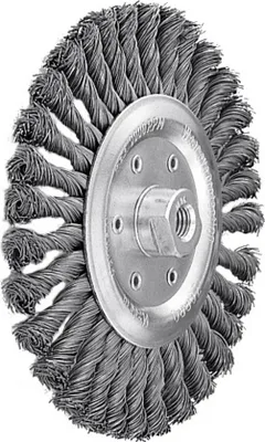 Obrázok produktu pre Lessmann Zopf-Rundbürste zur Bearbeitung von Schweißnähten M14 115 x 14 mm