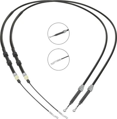 Produktbild von RIDEX Handbremsseil Seilzug Feststellbremse für VW Transporter V Bus (7HB, 7HJ, 7EB, 7EJ, 7EF, 7EG, 7HF, 7EC) Hinten Rechts Links 124C1212