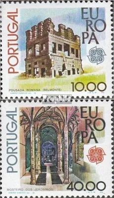 Produktbild von Briefmarken Portugal 1978 Mi 1403-1404 (kompl.Ausg.) postfrisch Baudenkmäler