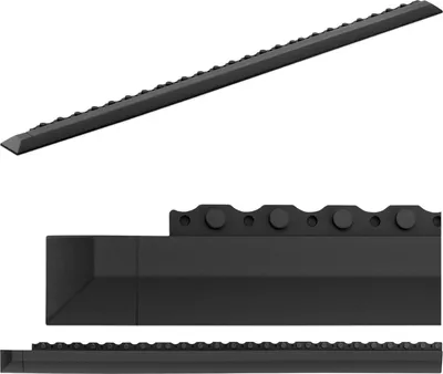 Produktbild von Gummimatten-Endkappe 10050276 schwarz 95 x 6 x 1 cm
