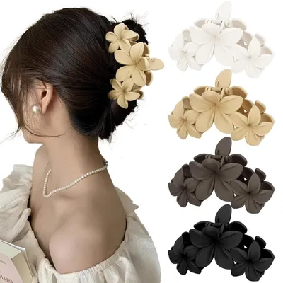Produktbild von Große Haarspangen in Blumenform für dickes Haar