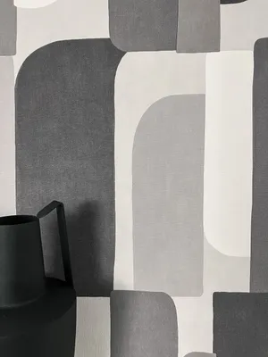 Produktbild von NEWROOM Tapete Maxius Grey Grau Vliestapete - Modern Grafik Muster Germany
