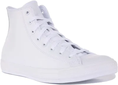 Produktbild von Converse Chuck Taylor All Star Hi Schnüren Leder Turnschuhe Weiß – undefined / Weiß