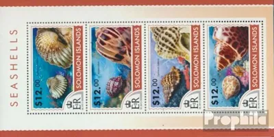 Produktbild von Briefmarken Salomoninseln 2015 Mi 3102-3105 Kleinbogen (kompl. Ausg.) postfrisch Muscheln