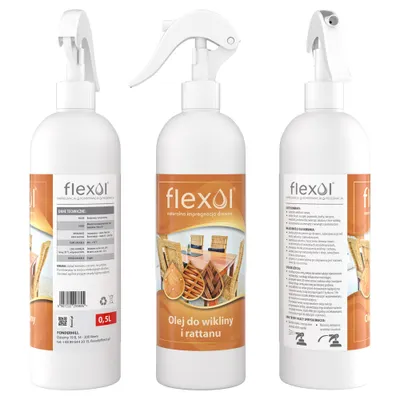 Obrázek produktu pro Olej na proutí a ratan 0,5L | FLEXOL přírodní ochrana a péče