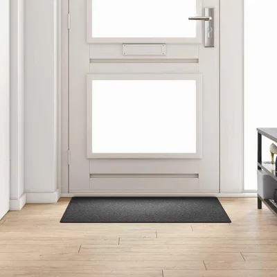 Obrázok produktu pre Behúň koberec Tmavo šedá 100 x 100 cm 100% polypropylén