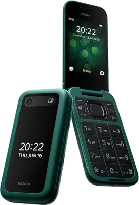 Obrázok produktu pre Nokia 2660 Flip - 4G, VoLTE, 2,8"+1,77", 0,3 Mpx, 48 MB/128 MB, modrá