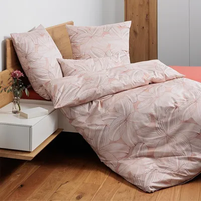 Produktbild von Janine Interlock Feinjersey Bettwäsche Carmen S 55131-07 sand taupe 135x200 cm + 80x80 cm