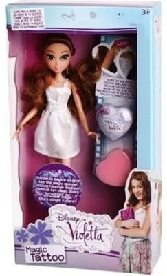 Image de Poupée mannequin : violetta magic tatoo - giochi preziosi - disney