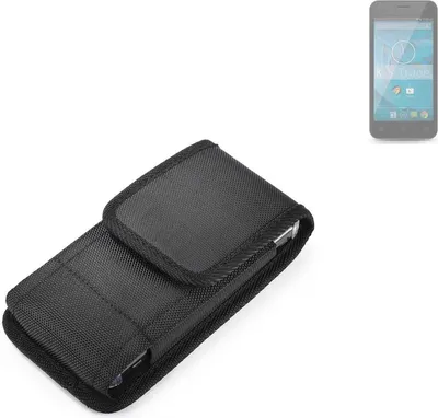 Produktbild von Holster Gürteltasche kompatibel mit Qilive Q.4868 Holster Gürtel Tasche wasserabweisend Handy Hülle Schutz Hülle Outdoor schwarz K-S-Trade