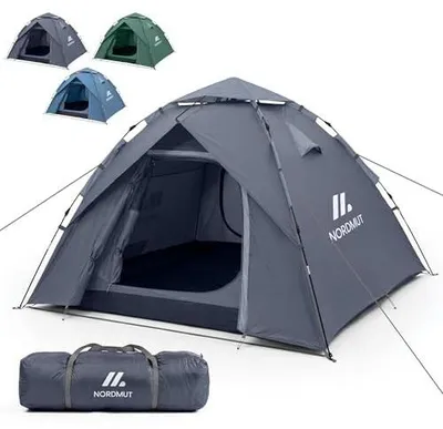Produktbild von Pop-up Zelt für 2-4 Personen mit Wasserdichtigkeit und UV-Schutz