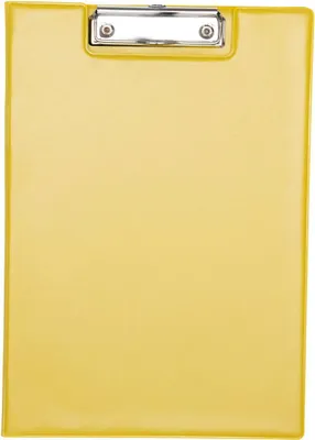 Produktbild von MAUL Schreibmappe A4 Hochformat PP-Folienüberzug gelb